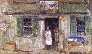 Childe Hassam News Depot at Cos Cob china oil painting reproduction